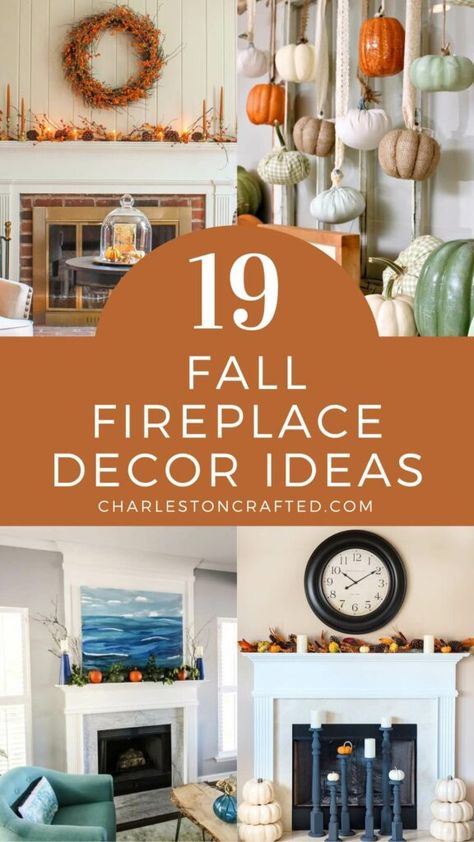 Ready to cozy up your home? Try these simple DIY ideas for fall fireplace decor. Great for adding more warmth and charm to your favorite spot! Fall Hearth Decor, Hearth Decor Ideas, Fall Hearth Decor Ideas, Hearth Decor, Fireplace Decor Ideas, Fall Fireplace Decor, Cozy Up Your Home, Fall Fireplace, Pumpkin Display