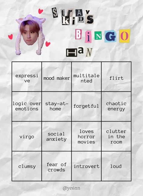 Stray Kids Bingo, Kpop Bingo, Kpop Games, Homeless Kids, Kinnie Bingo, Bingo Template, Kpop Collection, Bullet Journal Mood Tracker Ideas, Baby Pink Aesthetic