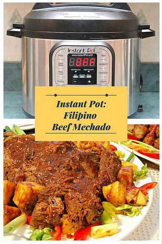 What's Cookin, Chicago: Instant Pot: Beef Mechado Roast Beef Mechado Filipino Instant Pot, Mechado Recipe, Filipino Meals, Caldereta Recipe, Beef Mechado, Instapot Ideas, Beef Recipe Instant Pot, Ip Recipes, Pressure Cooking Recipes