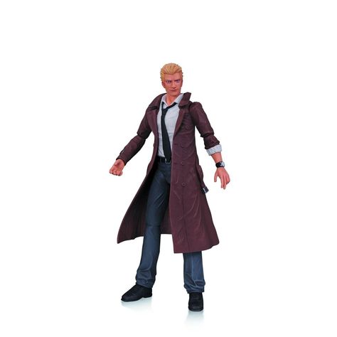 Constantine - Justice League Dark - DC Comics - 6-inch Action Figure Justice League Funny, Justice League New 52, Justice League Costumes, Justice League Characters, Dc Action Figures, League Memes, Justice League Dark, John Constantine, Justice League Unlimited