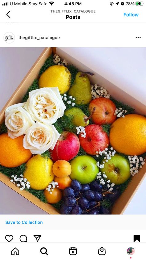 #hiddenhantaran #hantaran #rustic #giftboxesideas #giftbox #seserahan #akadnikah #maskahwin #fruitbouquet #fruitbasket #hantarannikah #ijabqabul #akadnikah Hantaran Rustic, Fruit Box, Fruit Salad, Salad, Fruit, Flowers