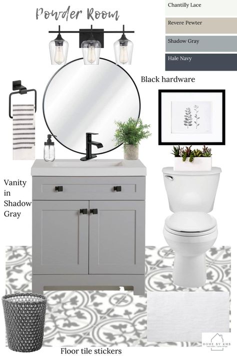 Main Floor Design, Powder Room Renovation, Half Bath Remodel, Powder Room Remodel, Half Bathroom Decor, Powder Room Decor, Space Kitchen, Powder Room Design, Design Boards