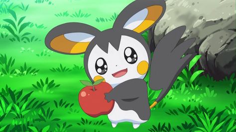 Day 23: A Pokemon that Reminds Me of a Friend: Emolga, one of Leslie's favorites. Pokemon Emolga, Pokemon Amv, Solgaleo Pokemon, Pokemon Backgrounds, Cute Pokemon Pictures, Pokémon Master, Cute Pokemon Wallpaper, Pokemon Teams, Anime Animals