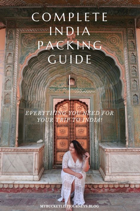 India Packing List, Trip To India, Packing Guide, Free Vacations, Travel Articles, Planning A Trip, Travel Board, What To Pack, Free Travel