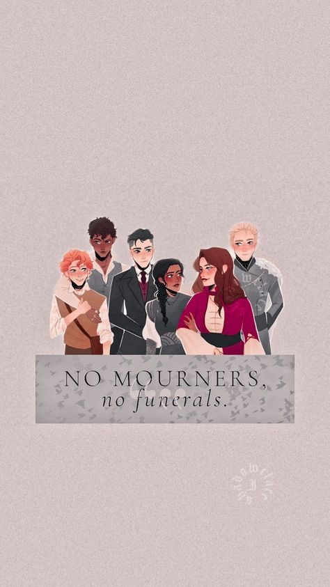 Six Of Crows Wallpaper, Crows Wallpaper, Grishaverse Fanart, Eleanor E Park, Six Of Crows Characters, Crow Books, Grisha Verse, Book Fanart, Crooked Kingdom