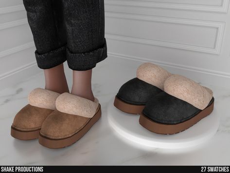 The Sims Resource - Slippers (Female) S022407 Sims 4 Alpha Shoes, Sims 4 Women Shoes, The Sims 4 Cc Clothing For Women Shoes, Sims 4 Cc Women Shoes, Thesimsresource Clothes, Sims 4 Cc Slippers, Sims 4 Cc Shoes Female, Sims 4 Female Shoes, Sims 4 Cc Shoes Women