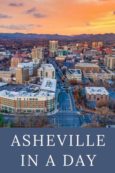 Spend 36 hours in Asheville, NC, with a blend of urban and natural experiences. Start with a stroll in Downtown Asheville, exploring its vibrant stores, breweries, and restaurants. Dive into the artistic pulse of the city at the River Arts District, then marvel at the historic Biltmore Estate. Take a scenic drive along the Blue Ridge Parkway for breathtaking views and engage in adrenaline-fueled activities at the Adventure Center of Asheville. For food enthusiasts, the city's culinary scene. Asheville Things To Do, Things To Do In Asheville, Downtown Asheville Nc, Craggy Gardens, Pisgah National Forest, Biltmore Estate, Us Travel Destinations, River Art, Vacation Usa