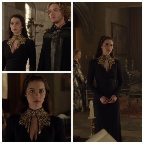 Reign Mary Black Dress, Mary Stuart Black Dress, Reign Costumes, Reign Series, Reign Outfits, Mary Reign, Anastasia Cosplay, Marie Stuart, Reign Mary