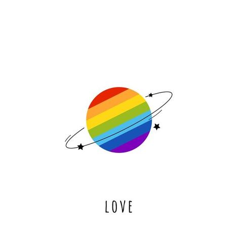 Planeta lgbt en estilo plano de dibujos ... | Premium Vector #Freepik #vector #logo #amor #estrella #bandera Lgbt Tattoo, Queer Rainbow, Lgbtq Stuff, Pride Tattoo, Pride Quotes, Rainbow Tattoos, Easy Rangoli Designs Diwali, Lgbt Shirts, Pride Day