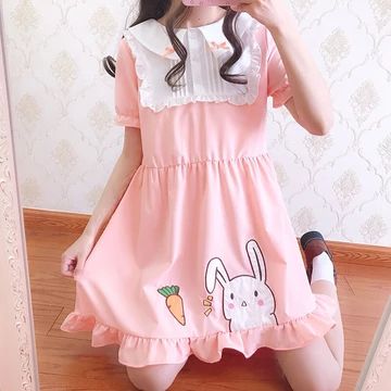 New In – Page 7 – SANRENSE Shibu Kawaii, Cute Carrot, Rabbit Dress, Kawaii Harajuku, Pastel Fashion, Kawaii Dress, Kawaii Fashion Outfits, J Fashion, Pink Outfits