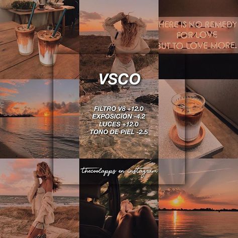 ••• VSCO: este filtro es muy bonito, es un poco vintage. Queda bastante bien e fotos iluminadas y de noche. Al color blanco le nada una… Instagram Themes Vsco, Cool Apps, Vsco Filter Free, Vsco Filter Instagram, Vsco Themes, Vsco Tutorial, Best Vsco Filters, Vsco Pictures, Lightroom Editing Tutorials