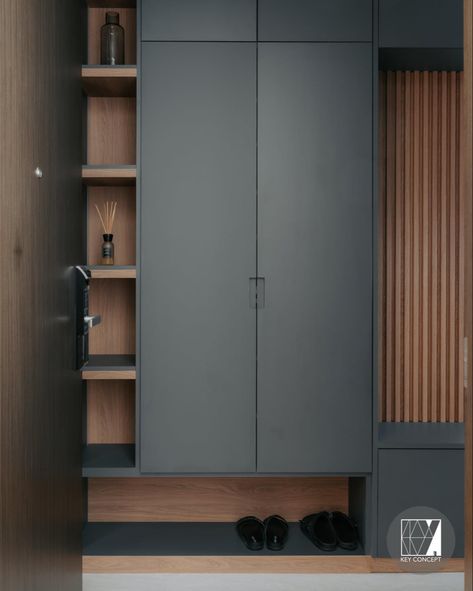 Hall Wardrobe, Alcove Storage, Vstupná Hala, Corridor Design, Entrance Furniture, Home Hall Design, Wardrobe Interior Design, Wardrobe Design Bedroom, Entrance Design