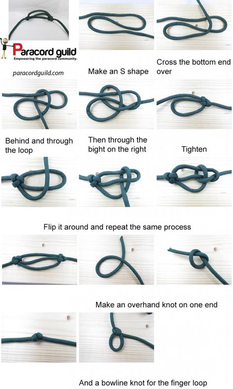 how-to-make-a-rock-sling Paracord Slingshot Diy, 550 Cord Projects, Shepherd's Sling, Bowline Knot, Paracord Bracelet Tutorial, Paracord Braids, Paracord Ideas, Survival Hacks, Knots Guide