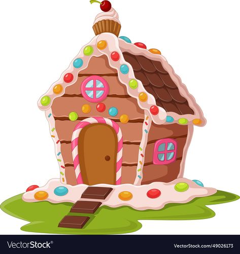 Transparent Png, Gingerbread House, Png Images, Adobe Illustrator, Gingerbread, White Background, Print On Demand, Vector Free, Vector Images