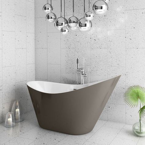 modern and contemporary bathroom ideas for 2022 Stand Alone Bathtubs, Black Tub, Slipper Bath, Square Bath, Roll Top Bath, Bathroom Design Inspiration, Standing Bath, White Bath, Modern Baths