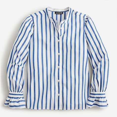 Gauze Shirt, What To Wear Today, Jcrew Collection, Flannel Tops, Pesticides, Poplin Shirt, Perfect Shirt, Long Sleeve Casual, Spring Outfit