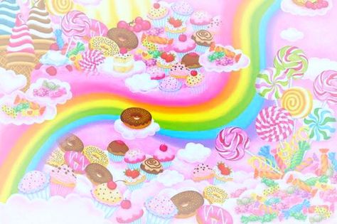 . Cute Kawaii Backgrounds, Kawaii Sweets, Kawaii Background, Pastel Candy, Pix Art, Silly Girls, Cute Wallpaper For Phone, Cute Backgrounds, Cat Treats