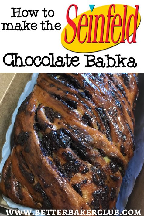 Although Seinfeld's Jerry and Elaine got stuck with the cinnamon babka, this is the recipe for how to make the chocolate babka that they wanted! Babka, is a sweet braided yeasted bread similar to French brioche. This Chocolate Babka recipe is what was mentioned in the Seinfeld Episode "The Dinner Party" ! French Brioche |Babka |Chocolate |Cinnamon Uglies Recipe, Easy Babka Recipe, Jerry And Elaine, Babka Filling, Babka Recipes, Chocolate Babka Recipe Cooks Country, Vegan Chocolate Babka Recipe, Easy Chocolate Babka Recipe, Cooks Country Chocolate Babka