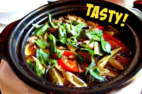 Vietnamese Instant Pot Recipes, Vietnamese Clay Pot Recipes, Thai Eggplant Recipes, Chinese Braised Eggplant, Vietnamese Pho Vegetarian, Asian Seasoning, Eggplant Curry, Vietnamese Cuisine, Recipe Binder