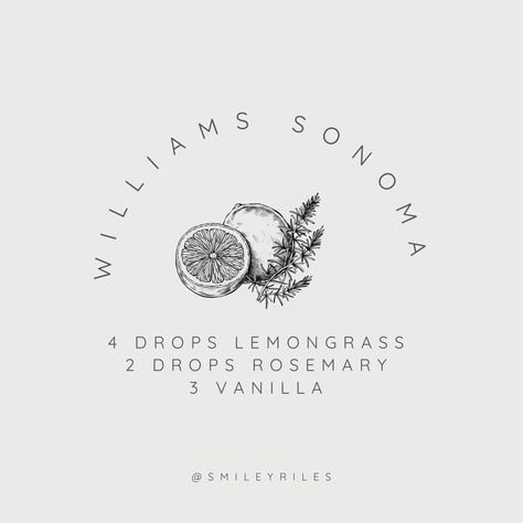 Williams Sonoma Diffuser Blend, Essential Oil Diy, Simmer Pots, Essential Oil Diffuser Blends Recipes, Young Living Essential Oils Recipes, Yl Oils, William Sonoma, Essential Oils Guide, Essential Oils Health