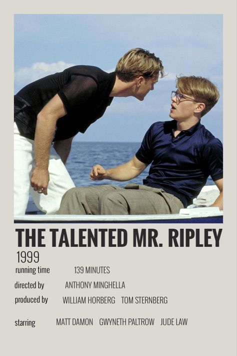 On Knees Begging Reaction Pic, Gay Movie Poster, 1999 Movies, Movies Recommendations, The Talented Mr Ripley, Movie Recs, Talented Mr Ripley, Mr Ripley, Indie Movie Posters