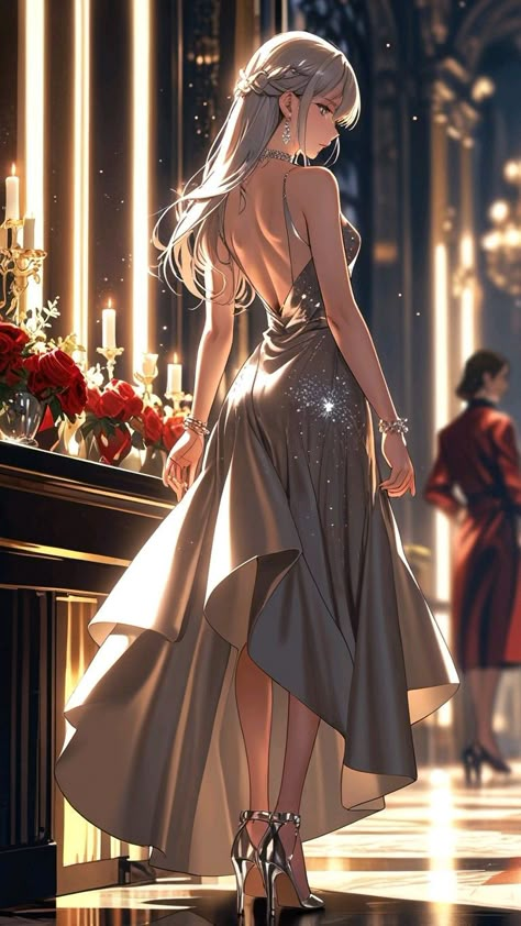 Best Photo Editing Software, Mysterious Girl, Fashion Illustration Dresses, Anime Dress, Popular Anime, Shape And Form, Digital Art Girl, Beautiful Fantasy Art, Female Character Design