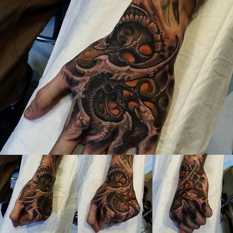 Tattoo Biomechanical, Biomechanical Tattoo Design, Bio Organic Tattoo, Organic Tattoo, Filigree Tattoo, Free Hand Tattoo, Sick Tattoo, Hand Tats, C Tattoo