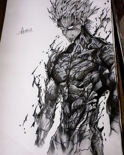 Pencil sketch of garou from one punch man Garou Sketch, One Punch Man Garou, Punch Man, One Punch, One Punch Man, Pencil Sketch, Drawing Sketches, Anime Drawings, Anime Wallpaper