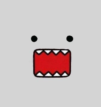 Domo Homescreen, Domo Kun Widget, Domo Wallpaper Desktop, Domo Kun Desktop Wallpaper, Domo Black Background, Rawr Xd, Iphone Screen, Black And White Aesthetic, White Aesthetic