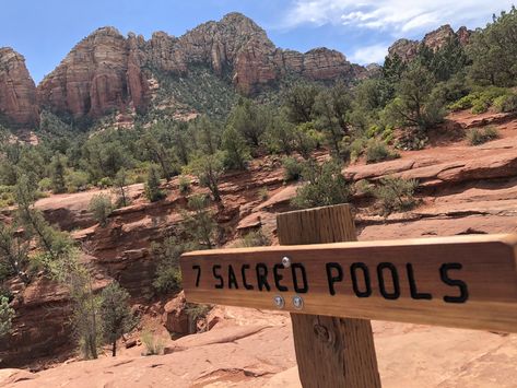 Sedona Arizona Town, Seven Sacred Pools Sedona, Enchantment Sedona, Sedona Spiritual, Sedona Vacation, Sedona Hikes, Sedona Cathedral Rock, Desert Land, Visit Sedona