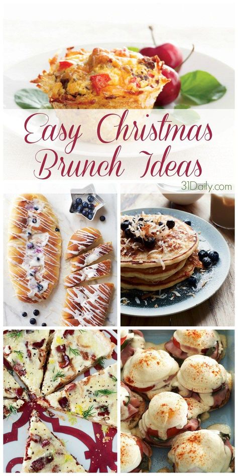 Easy Christmas Brunch Ideas, Christmas Brunch Ideas, Christmas Brunch Menu, Christmas Morning Brunch, Brunch Decorations, Easy Christmas Breakfast, Brunch Tablescape, Christmas Brunch Recipes, Christmas Breakfast Recipe