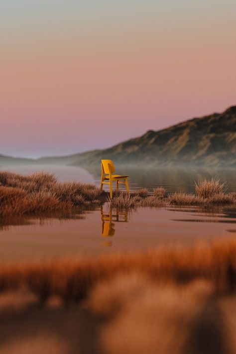 Landscape 3d Render, Furniture Render, 3d Render Art, 3d Concept Art, Outdoor Beach Decor, Product Render, Blender Scene, Render Art, Nature 3d