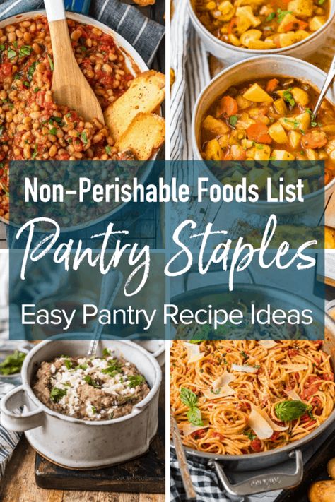 Best Easy Chili Recipe, Pantry Basics, Pantry Recipe, Pantry Recipes, Non Perishable Foods, Hearty Vegetable Soup, Grandma's Recipes, Homemade Salsa Recipe, Blessing Bags