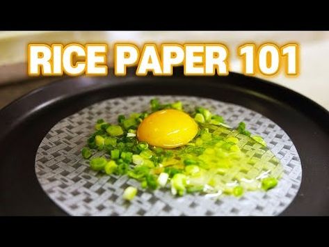 (34) 4 NEW Ways to Enjoy Rice Paper! - YouTube Fried Rice Paper, Rice Paper Recipes, Written Recipes, Fresh Spring Rolls, Broiled Chicken, Recipe Paper, Easy Rice, Easy Japanese Recipes, Cow Cheese