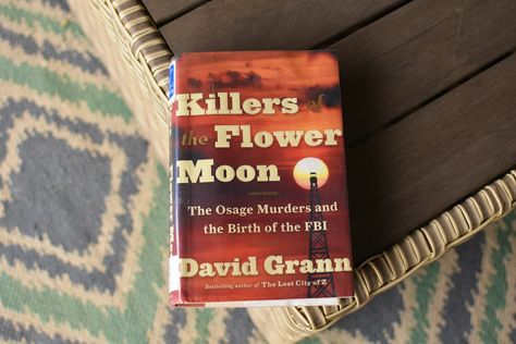 Review: Killers of the Flower Moon by David Grann - Book Club Chat Killers Of The Flower Moon Book, David Grann, Killers Of The Flower Moon, Book Club Questions, Sims Background, Lost City Of Z, Background Characters, Moon Book, Flower Moon