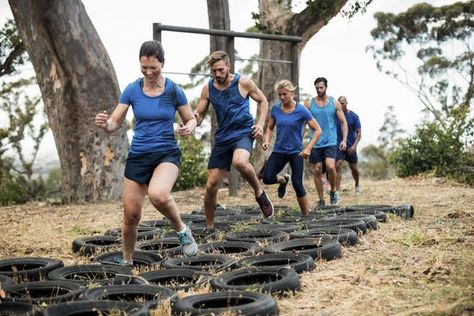 Keeping fit: What is the right exercise for your age? | Stuff.co.nz Obstacle Course Training, Weight Training Programs, Weight Bearing Exercises, Ropes Course, Resistance Workout, Outdoor Gym, Camping Games, Obstacle Course, How To Start Running