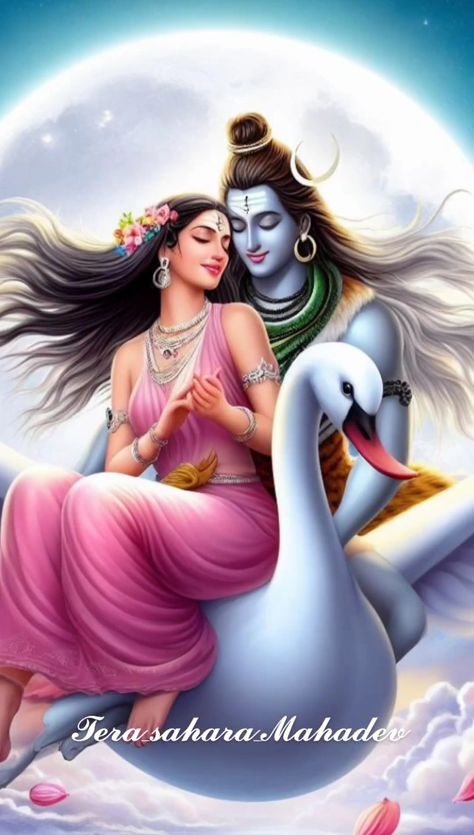 Siva Parvathi Love Images, Love Mahadev, Siva Parvathi, Beautiful Live Wallpaper, Krishna Avatar, Shiv Parvati, Soulful Art, Pictures Of Shiva, Baby Stats