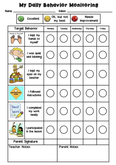 This is the behavior chart that I created with a Grade 2 ESL student in mind. The student is bright and quick academically but struggles to maintain focus and keep his hands to himself. Behavioral Charts For Preschoolers, Behavioral Chart For Preschool, Hands To Yourself Behavior Chart, Aba Behavior Chart, Behavior Charts For Preschoolers, Sped Behavior Chart, First Grade Behavior Chart, Aba Behavior Management, Check In Sheets For Students