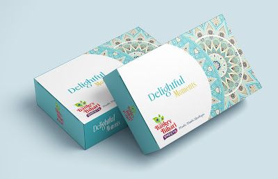 Saree Box Design, Saree Box Packaging Design, Sweet Box Design Ideas, Halva Design, Sweets Box Design Packaging, Sweet Box Design Indian, Sweets Packaging Design, Mithai Packaging, Cake Box Design