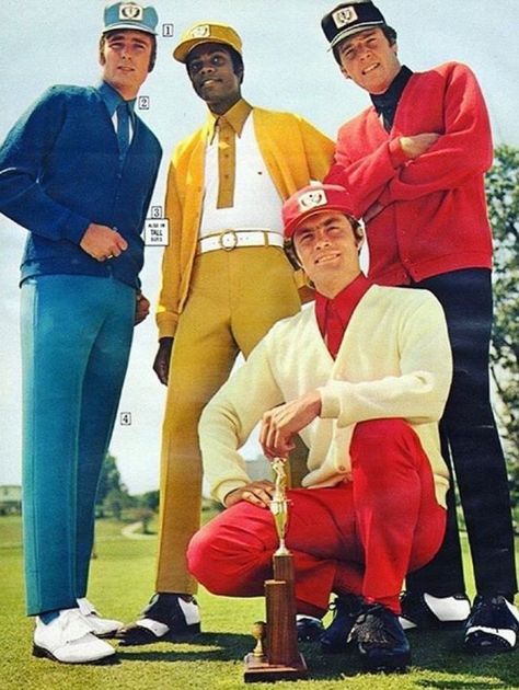 inspO! Golf Fashion Men, Mens Golf Fashion, Sears Catalog, Womens Golf Fashion, Golf Attire, Vintage Golf, Vintage Sportswear, Golf Wear, Golf Fashion