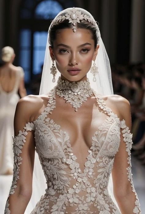 Ethereal Dress Goddesses, Bride White Dress, White Dress Outfits, Outfits Wedding, Ethereal Dress, Fancy Wedding Dresses, Couture Mode, Dream Wedding Ideas Dresses, فستان سهرة