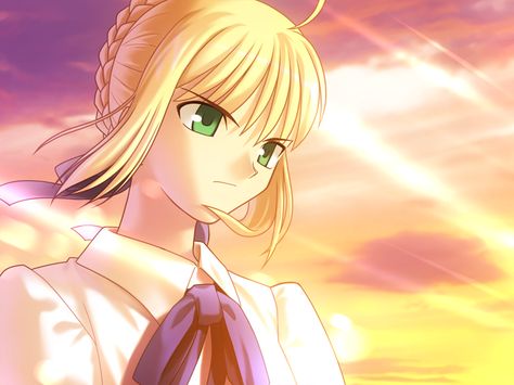 Fate Visual Novel, Fate Stay Night Saber, Saber Fate, Type Moon Anime, Arturia Pendragon, Fate Zero, Type Moon, Fate Series, Stay Night