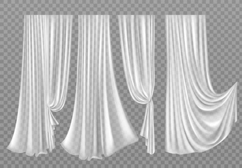 Fancy Curtains, Theatre Curtains, Stage Curtains, Window Illustration, Curtain White, Red Drapes, Curtain Backdrops, Interior Design Presentation, Gold Curtains