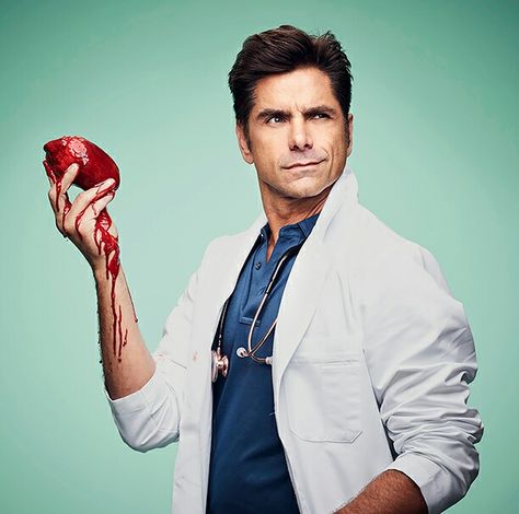 Scream Queens | Dr. Brock Holt - Season 2 Character Poster Scream Queens Halloween Costume, Scream Queens Season 2, Doctor Halloween, Finding Bigfoot, Holby City, John Stamos, Taylor Lautner, Scream Queens, Helen Mirren