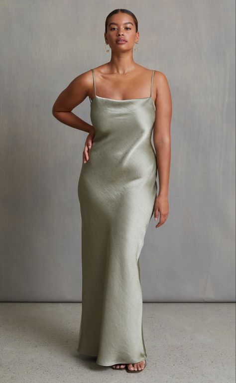 Pregnant Bridesmaid, Cowl Neck Maxi Dress, Dress Sage, Australian Fashion Designers, Bec And Bridge, Bias Cut Dress, Bias Cut Skirt, Make Your Own Clothes, Bec Bridge