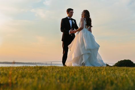 Eisenhower House Wedding, Classic Tuxedo, Newport Wedding, Intimate Photos, Wedding Dress Boutiques, Bridesmaid Makeup, Bella Bridesmaid, Places To Get Married, Sunset Pictures