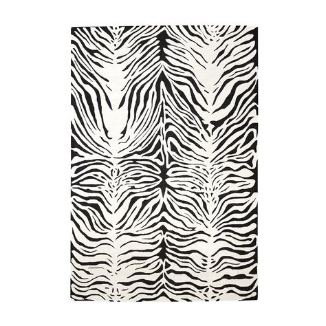 Zebra Rug Zebra Print Rug, Zebra Rug, Wool Animals, Global Views, Gold Rug, Hand Drawn Pattern, Floral Area Rugs, Yellow Rug, White Area Rug