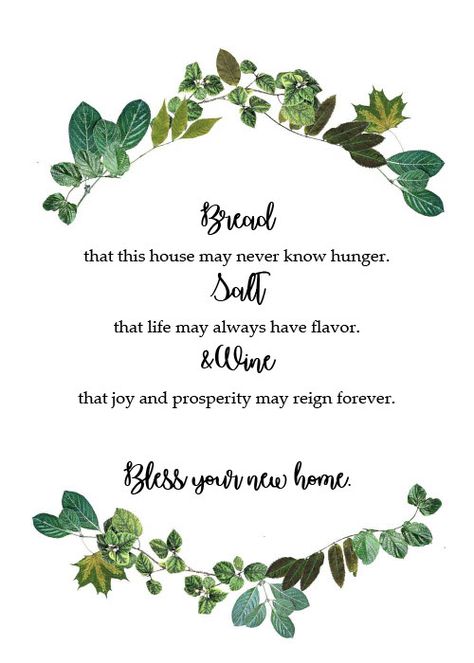 House Blessing Gift Ideas, House Warming Games Free Printable, House Blessing Quotes, Traditional Housewarming Gifts Printable, House Warming Template Blank, House Blessing Invitation, Welcome Basket, House Blessing, Wine Quotes