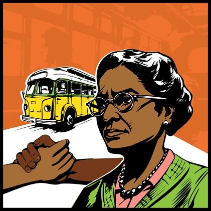 Prime Stage Theatre presents 'Rosa Parks and the Montgomery Bus Boycott' January 19th to 28th Rosa Parks Bus, Montgomery Bus Boycott, Rosa Park, Stage Theatre, Bus Boycott, City Bus, Theatre Stage, December 1st, Rosa Parks