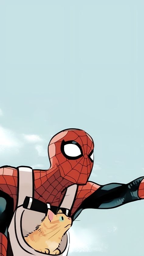 Layout Design Aesthetic, Spider Man Comic Wallpaper, Comic Lockscreen, Spiderman Comic Wallpaper, Lockscreen Layout, Aunt May, Spiderman Tattoo, Spiderman Comic Art, Spider Man Comic